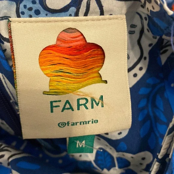 Farm Rio Full Of Flowers Sweetheart Midi Dress - Picture 8 of 8